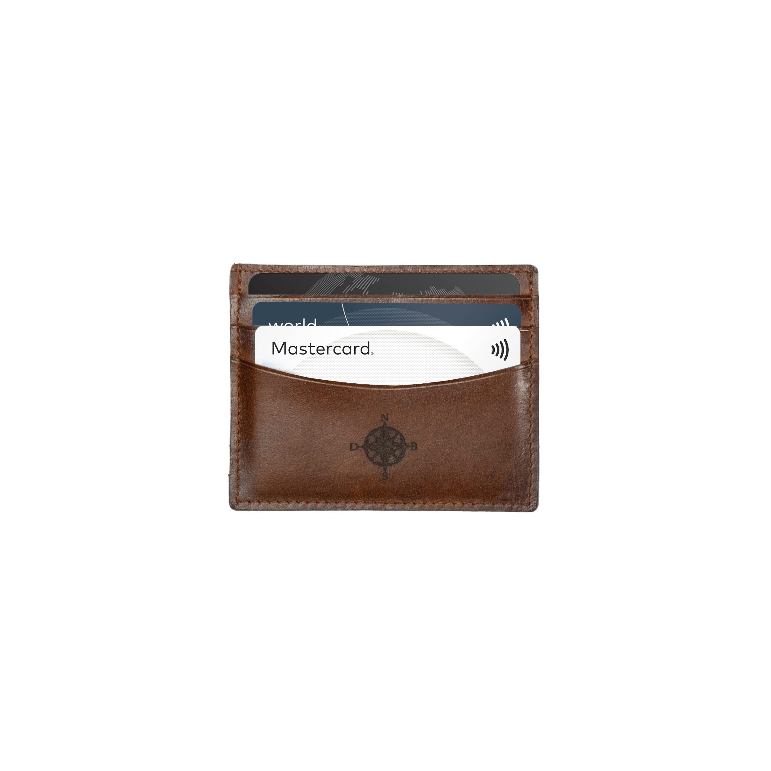 DRAKENSBERG Kartenetui »Blake« Vintage-Braun, Herren, Leder Slim-Wallet, Visitenkarten-Etui, mit RFID-Schutz – Bild 5 von 5