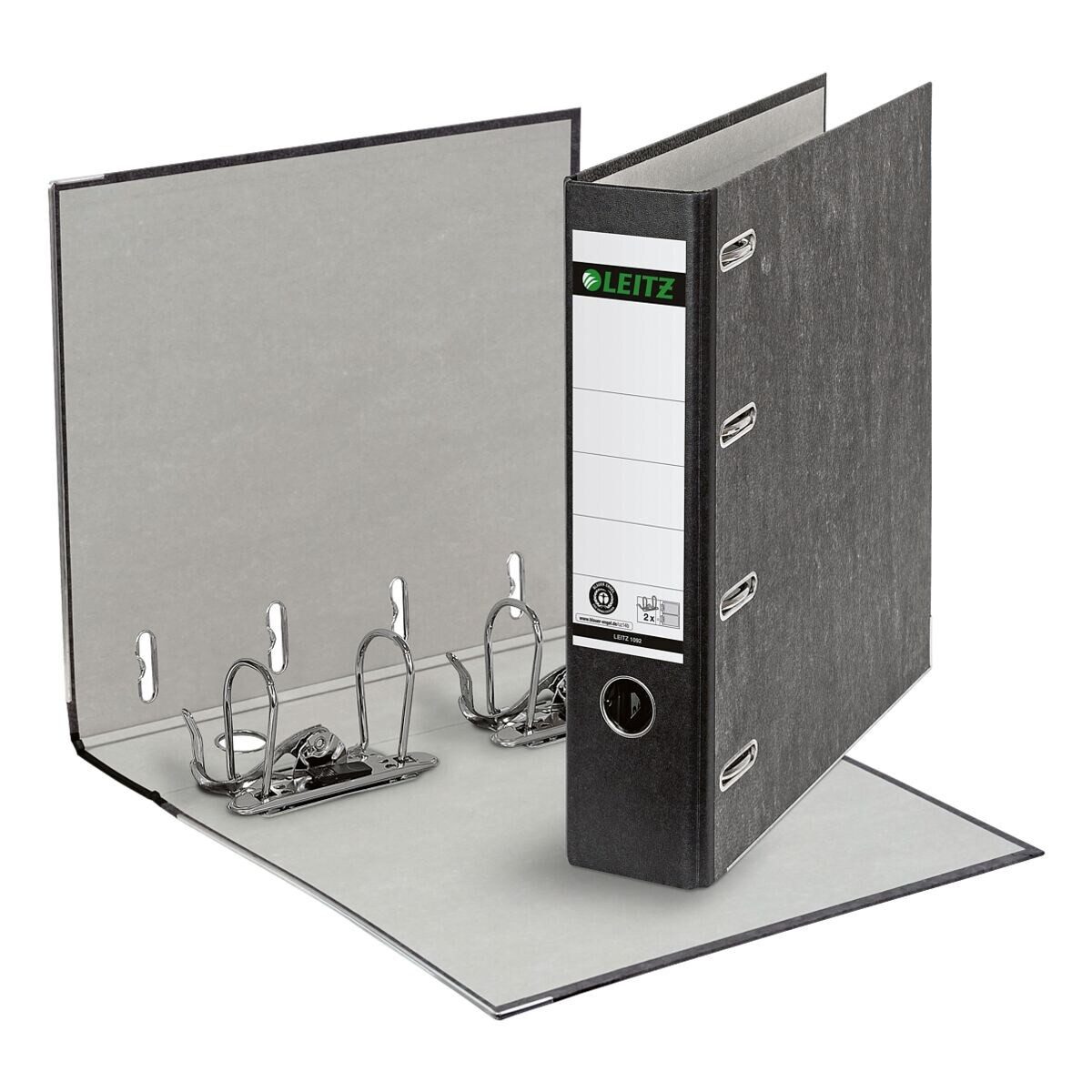 LEITZ Doppelordner 1092, 2x DIN A5 quer, Rückenbreite 75 mm