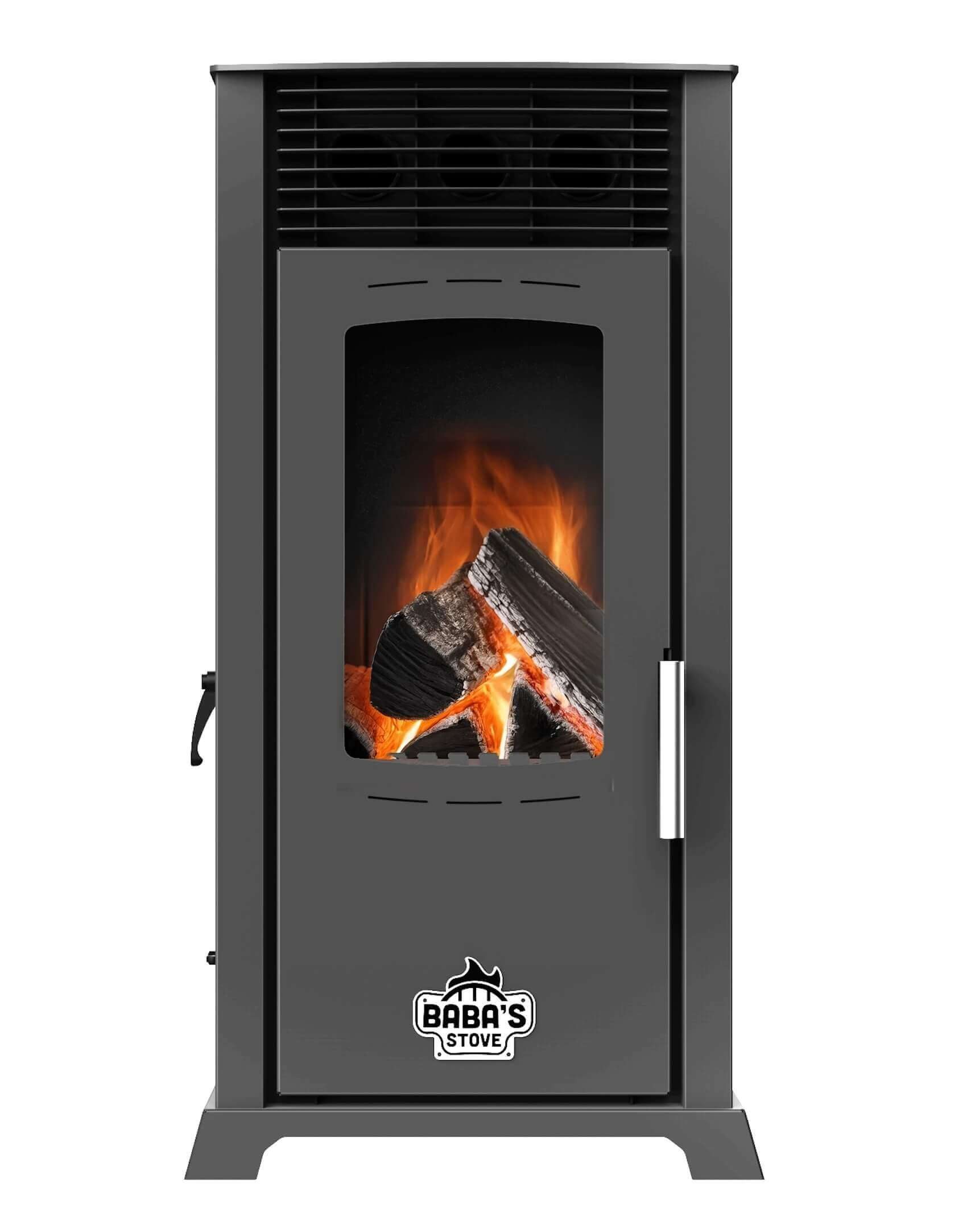 Baba's Kaminofen Eco Plus Hybridofen Pellets und Holz Kombiofen Pelletofen günstig online kaufen