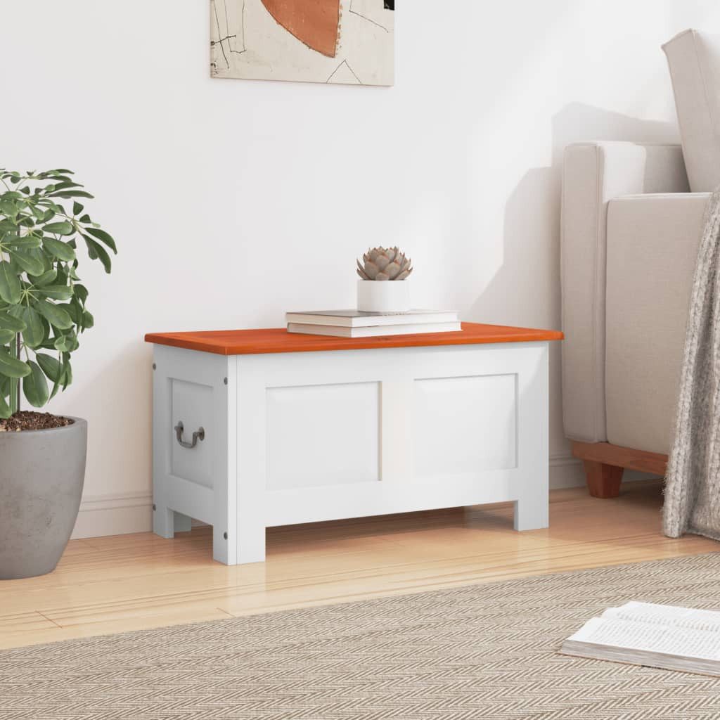 vidaXL Aufbewahrungsbox Truhe mit Deckel Braun günstig online kaufen