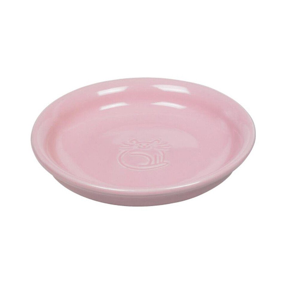Futternapf Katzen Keramik Milchschale pink