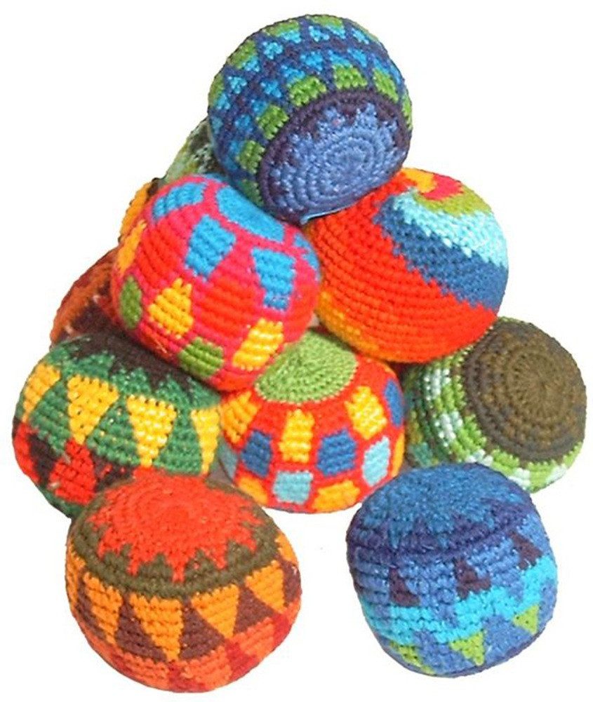 WORU Jonglierball Jonglierball aus Baumwolle Ø 5,5 cm verschiedene Motive (1-St)