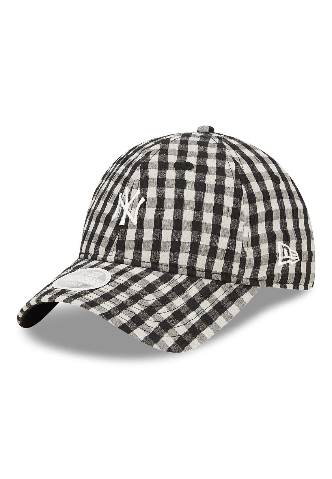 New Era Baseball Cap New Era Wmns Gingham 9Twenty Adjustable Damen Cap NY YANKEES