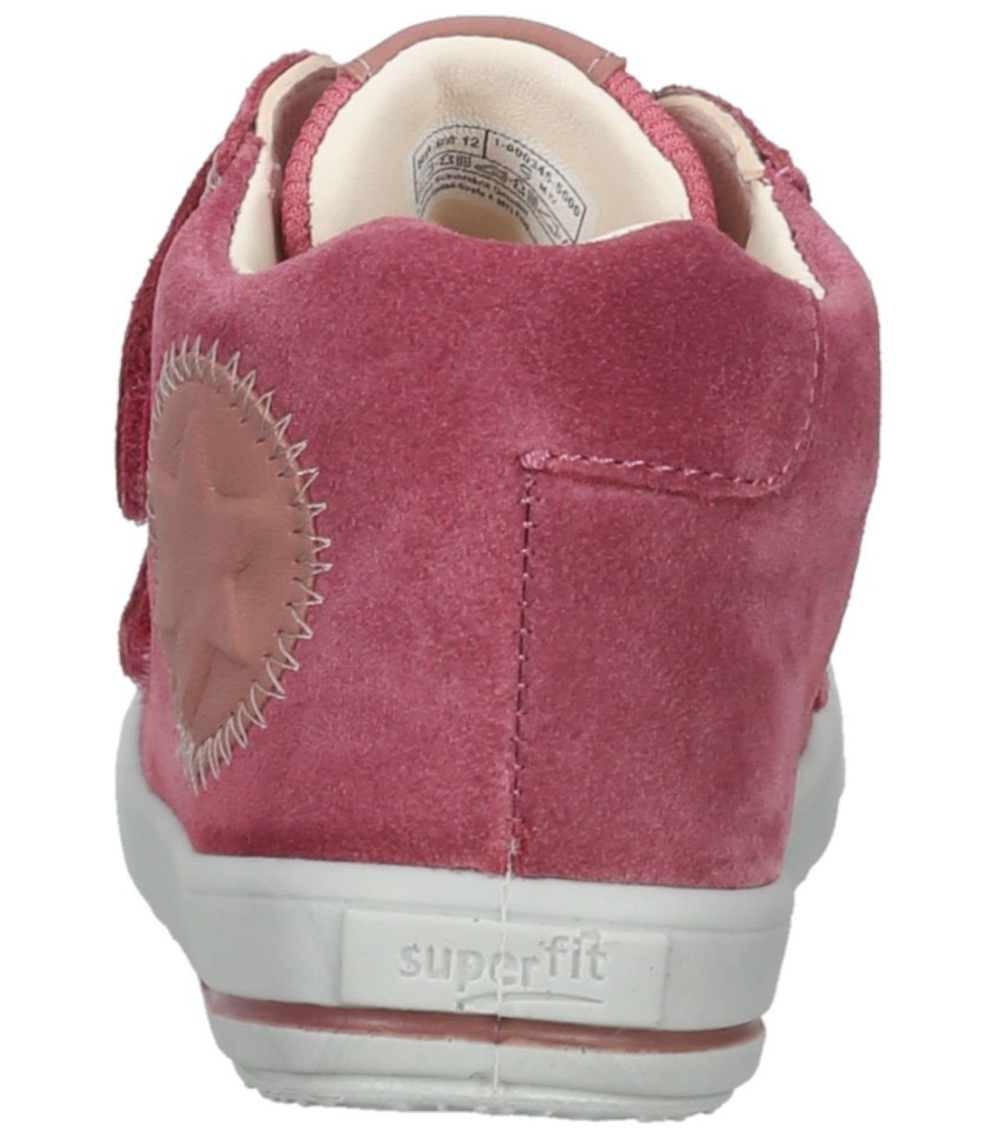 Sneaker Superfit Pink Veloursleder/Textil Sneaker