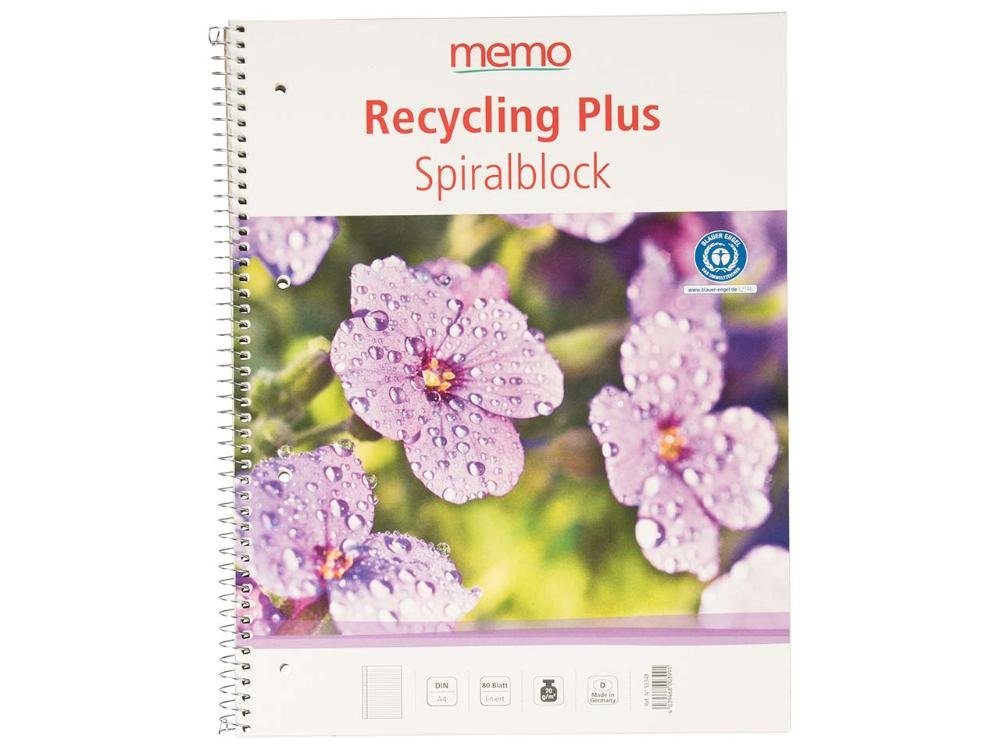 memo Notizblock memo Collegeblock DIN A4, 70 g/m²