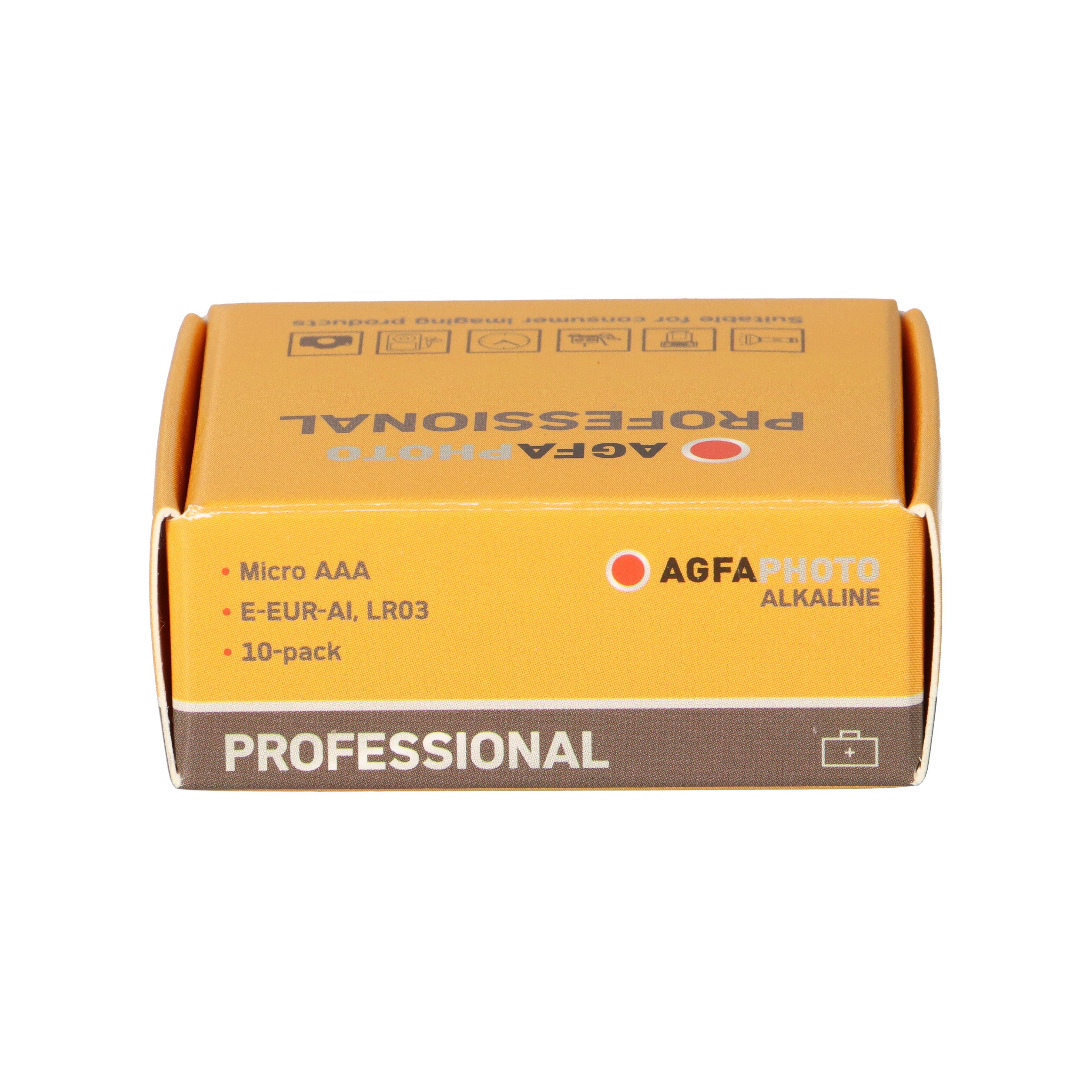 Batterie Micro 10 1.5V Batterie AAA Professional AGFAPHOTO Stück AgfaPhoto