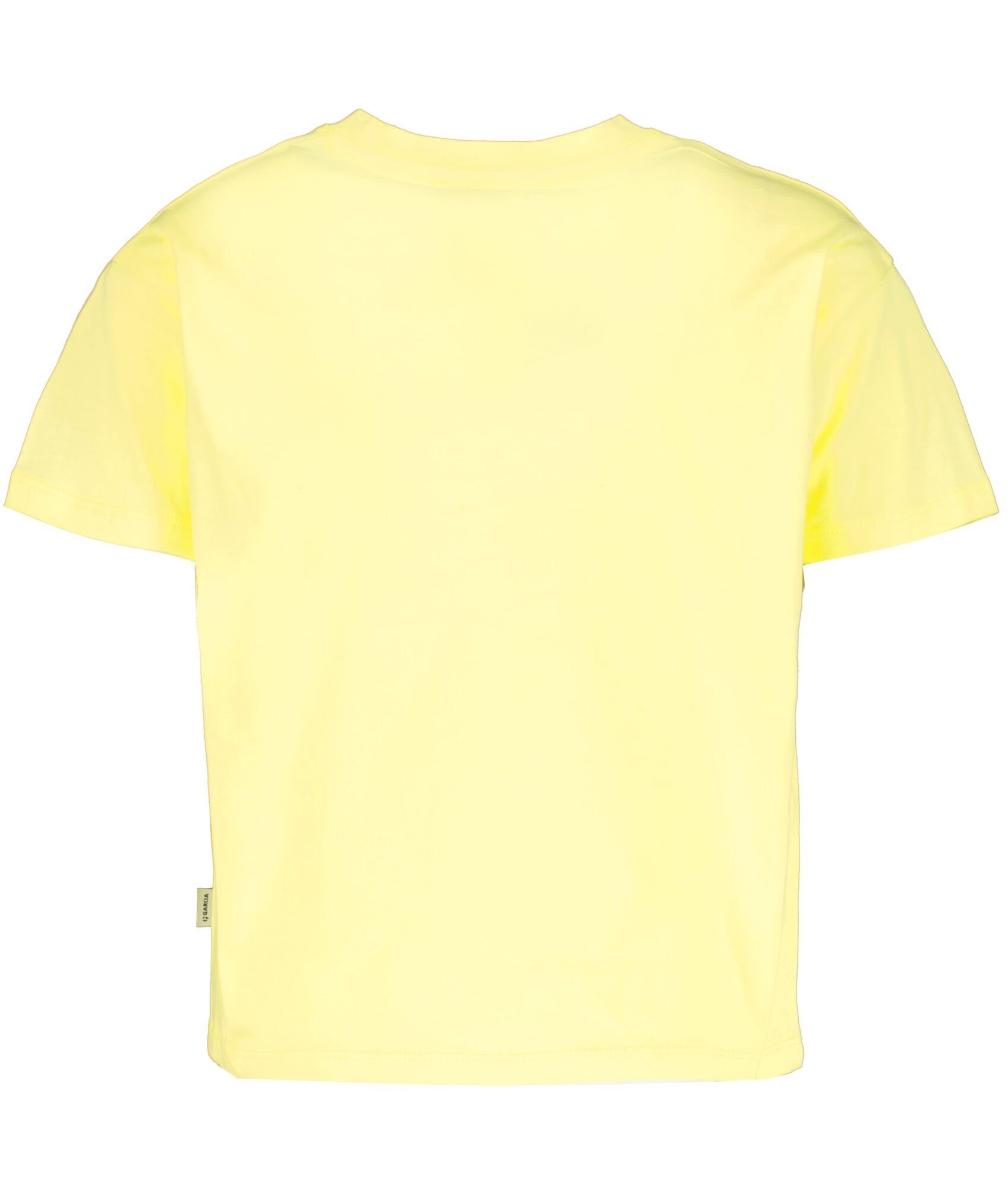 Garcia T-Shirt Basic lemon fresh cropped