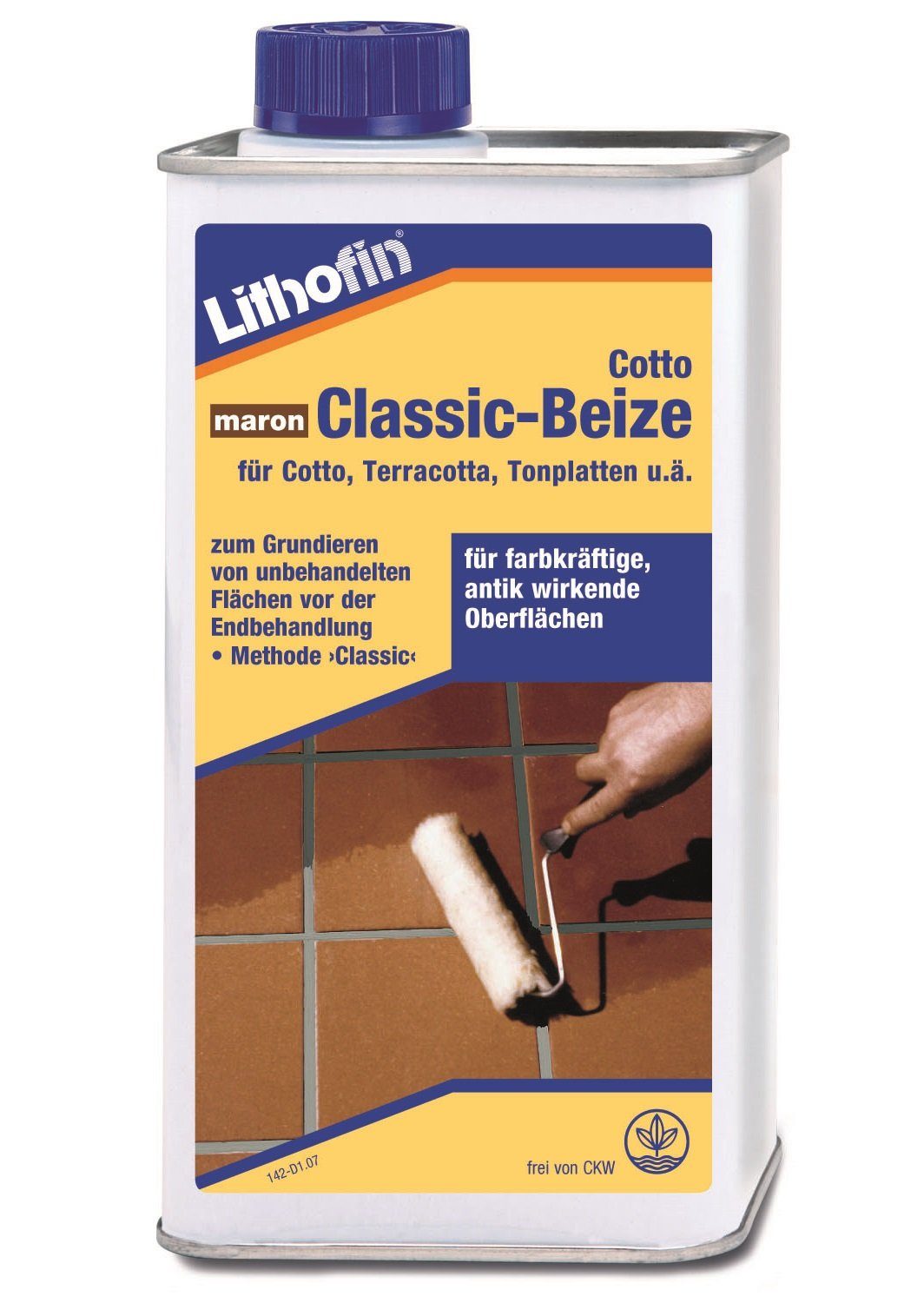 Lithofin LITHOFIN Cotto Classic-Beize maron, 1 Ltr Naturstein-Reiniger