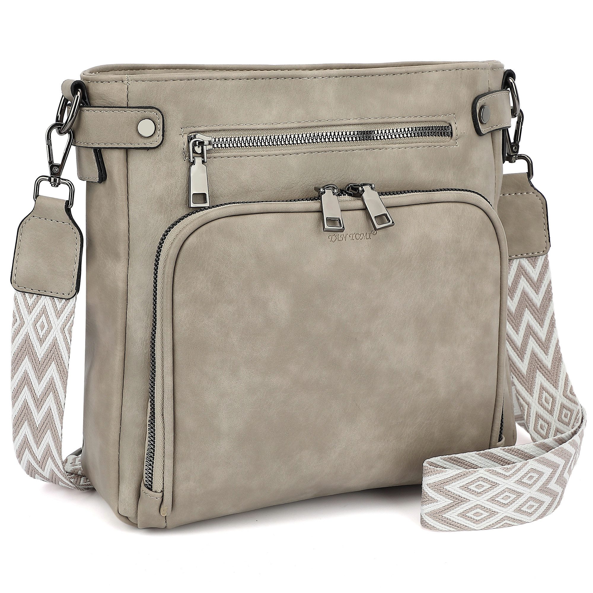 TAN.TOMI Schultertasche Handtasche damen mittelgroß Umhängetaschen crossbod günstig online kaufen