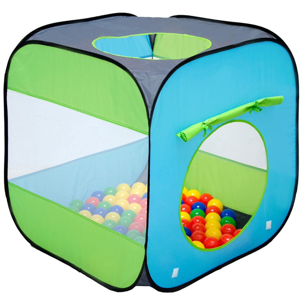Spielzelt Kinder Pop Up Spielzelt - Bällebad Kinderzelt Bunt