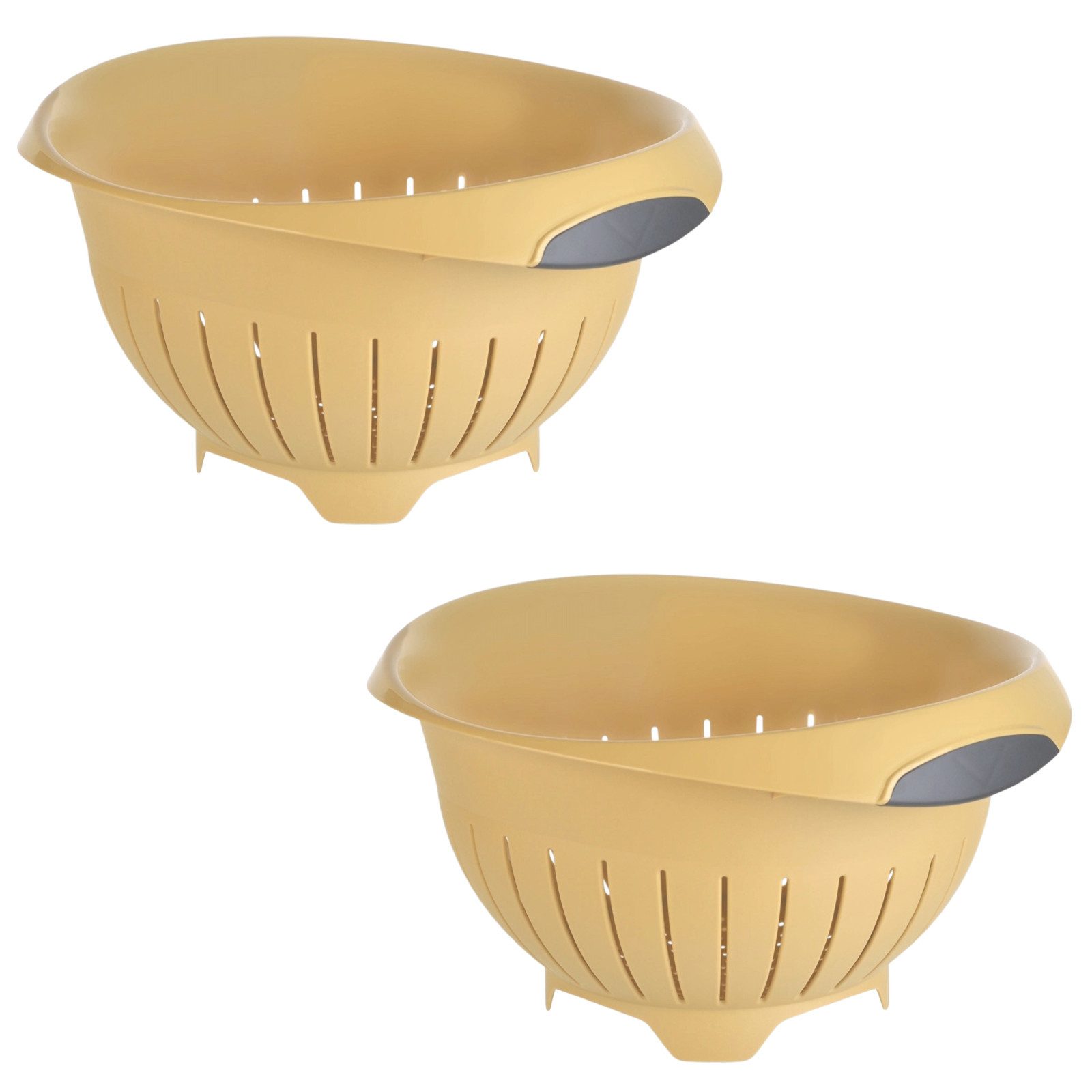 Engelland Nudelsieb Abtropfsieb, Seiher, Kunststoff, (Vorteils-Set, 2-St., Ø 24,5 cm), spülmaschinengeeignet, BPA-frei, lebensmittelecht