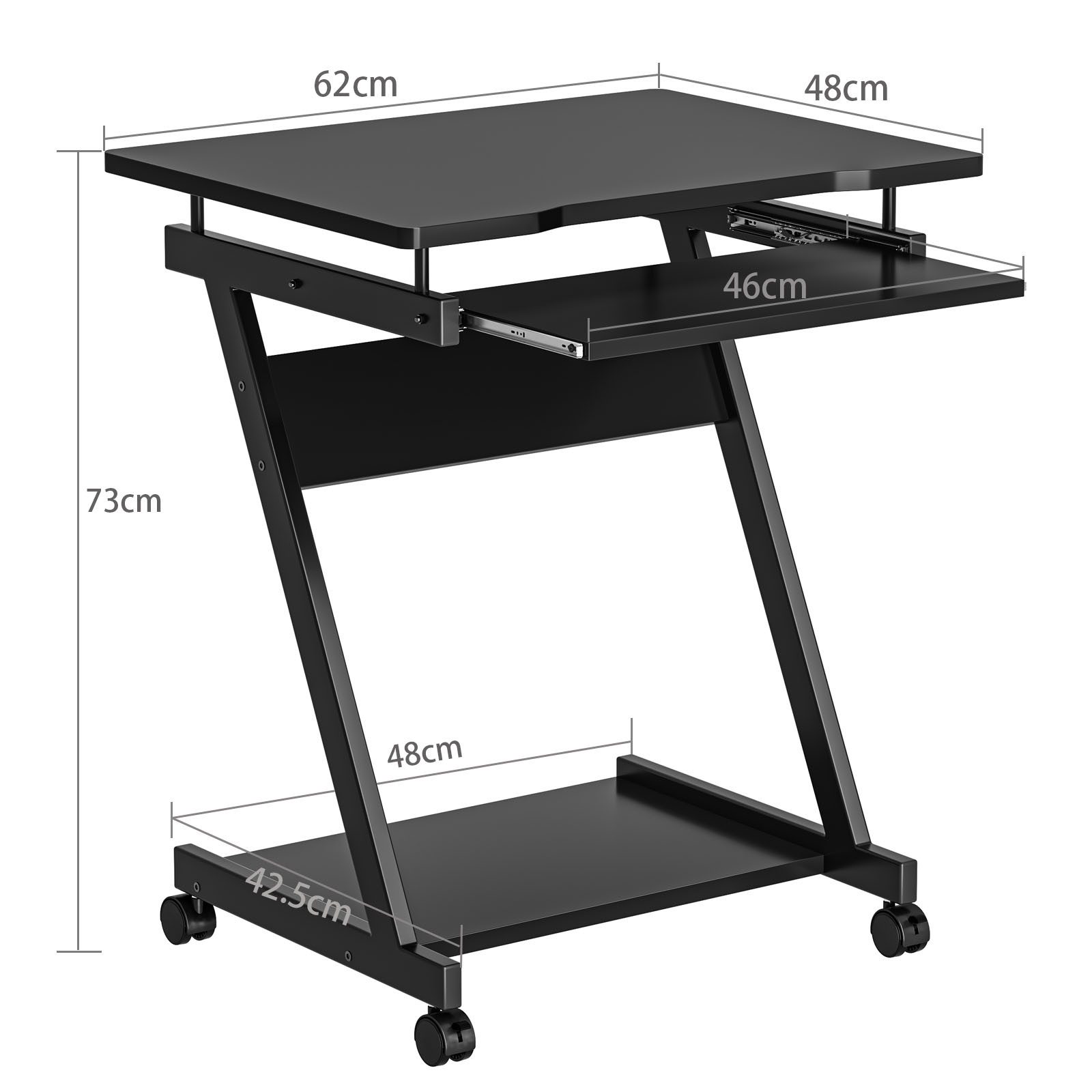 Bürotisch |Vielseitiger Computertisch-Laptop-Schreibtisch