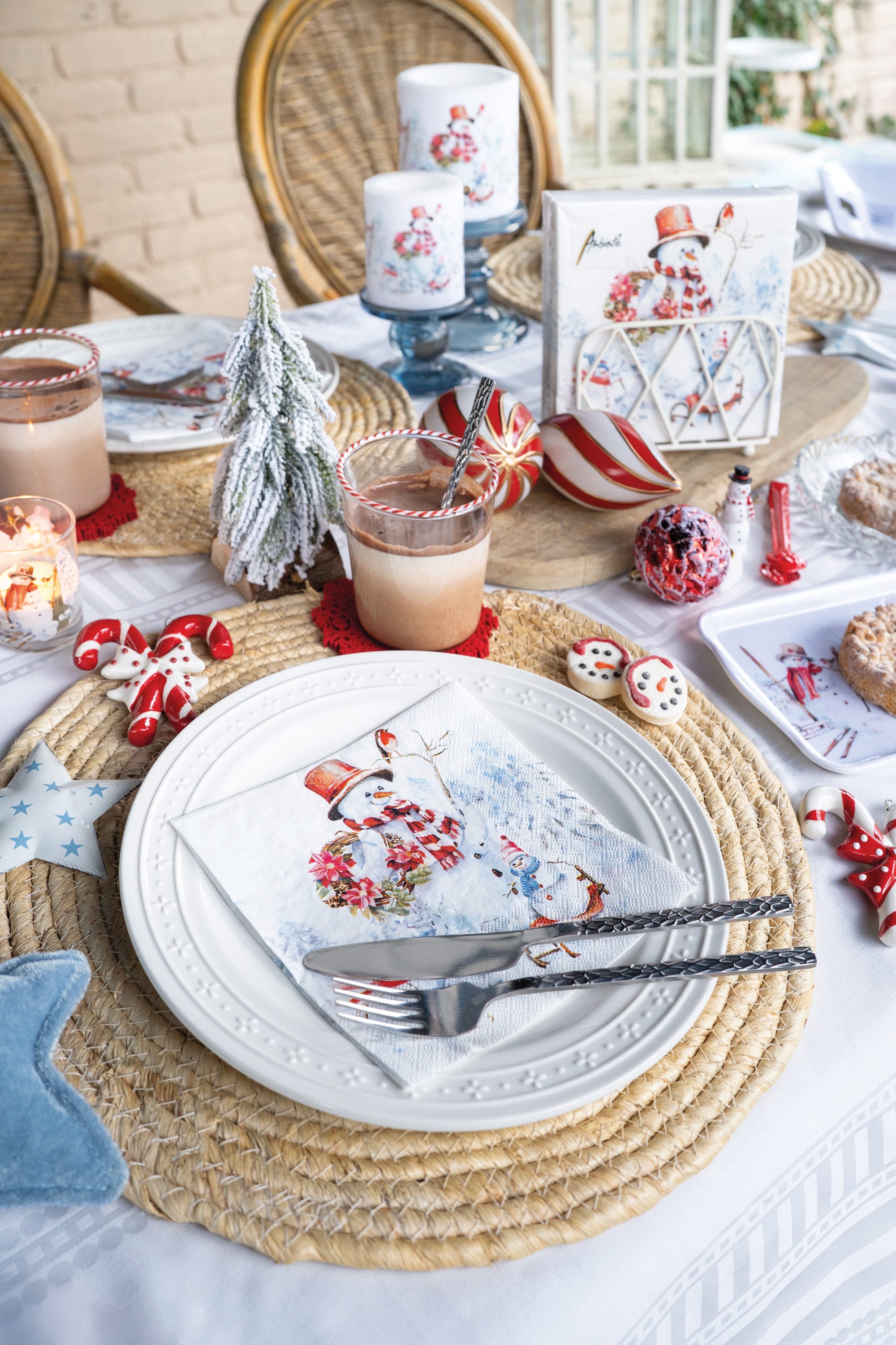 Ambiente® Kochschürze Sporty snowmen, (1-tlg., 1-teilig), Küchenschürze Nac günstig online kaufen