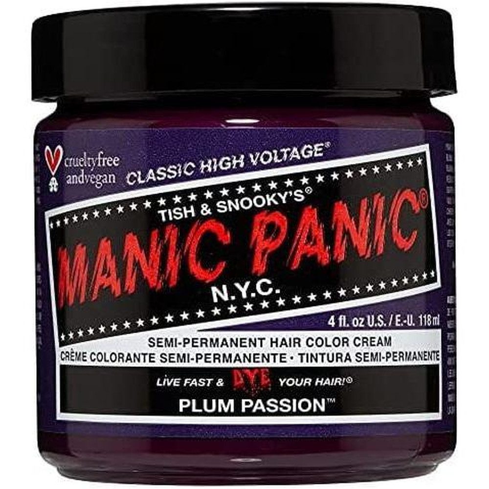 Haarcreme Manic Panic Semi-Permanente Hair Color Creme - Plum Passion 118ml