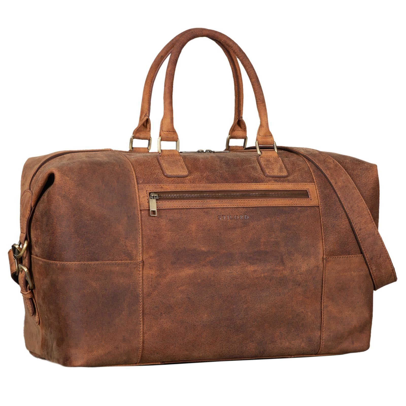 STILORD Weekender "Rover" Reisetasche Leder groß