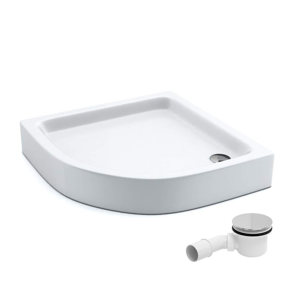 Aquabad® Duschwanne FORTA, Viertelkreis, Acryl, 1-St., Duschwanne + Ablaufg günstig online kaufen