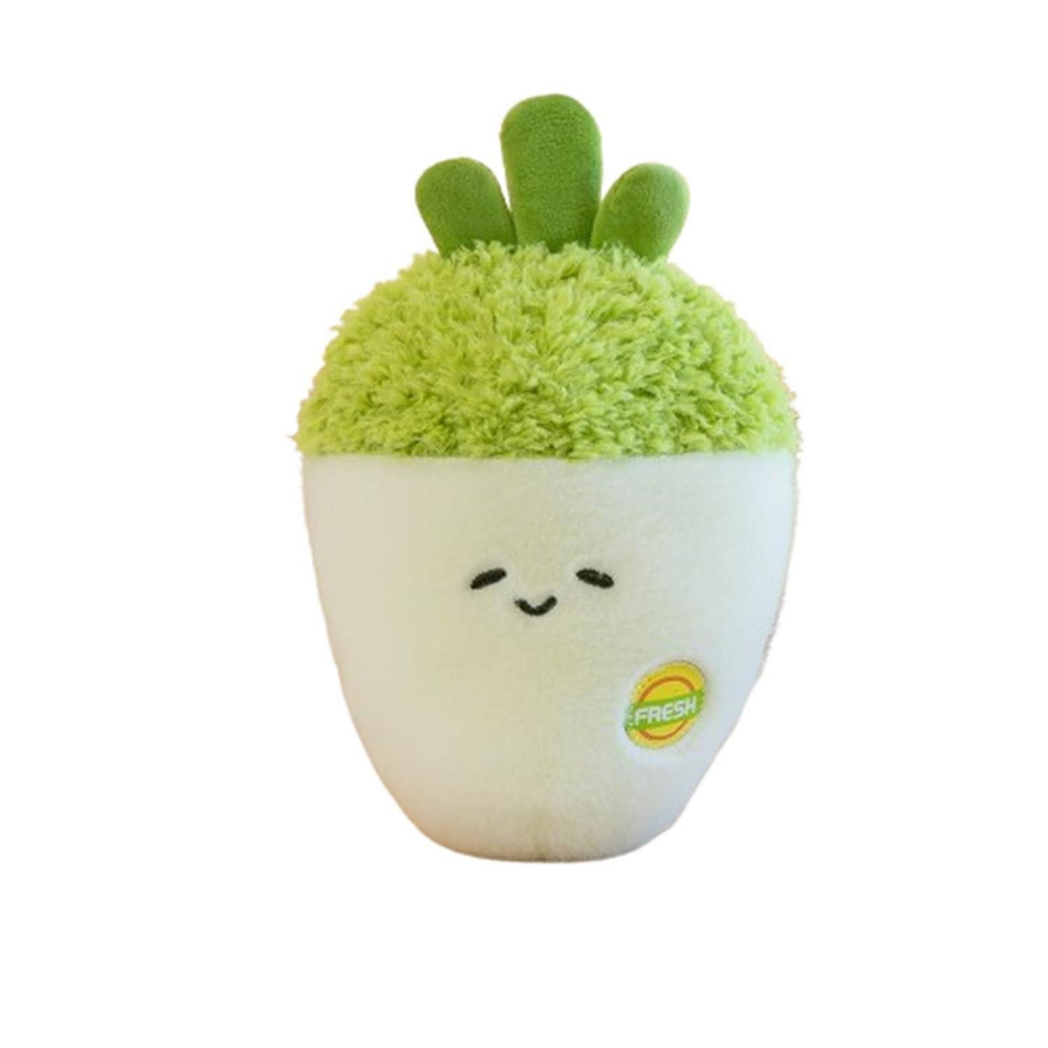 LuxusKollektion Kuscheltier Plüschtier Obst Gemüse Kuscheltier Babys 20 cm Weißer Rettich