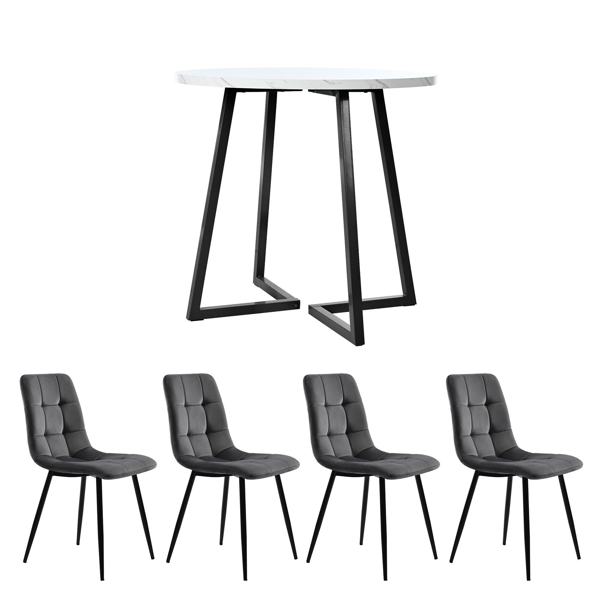 HAUSS SPOLE Essgruppe 5-teilig, Esstisch mit günstig online kaufen
