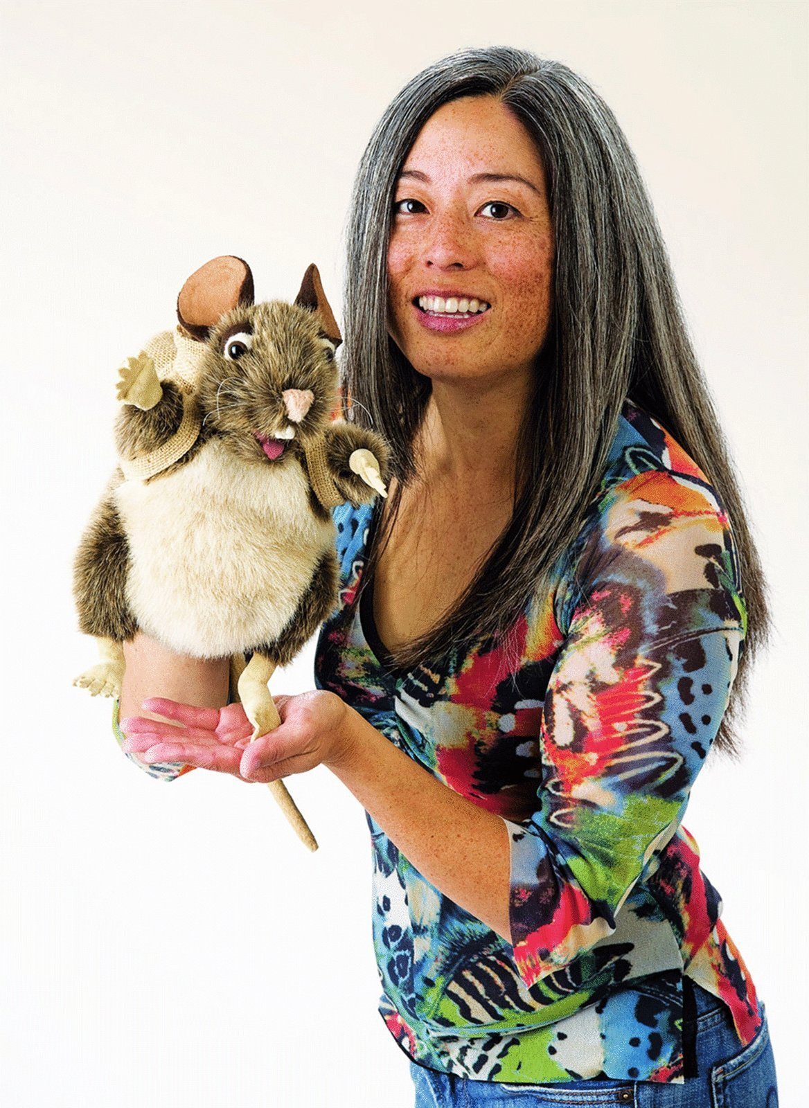 Folkmanis Handpuppen Handpuppe Folkmanis Handpuppe Ratte, sammelt gern 2847 (Packung)