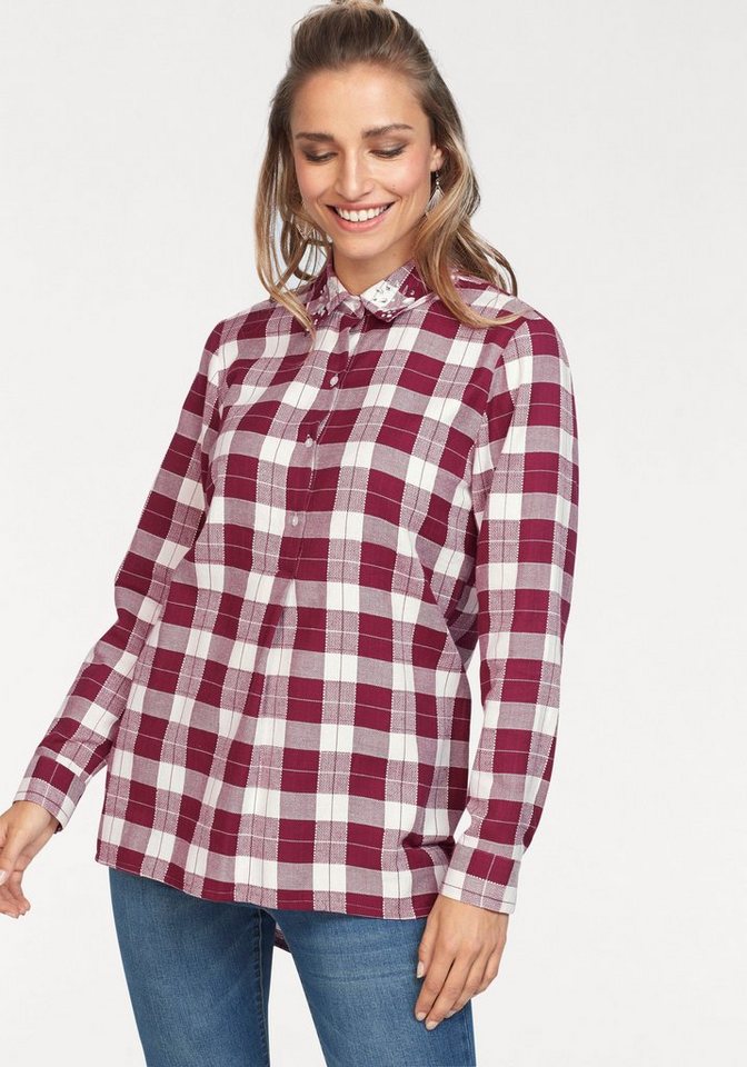 Aniston by BAUR Longbluse im Karo Dessin Aniston by BAUR Longbluse im Karo Dessin