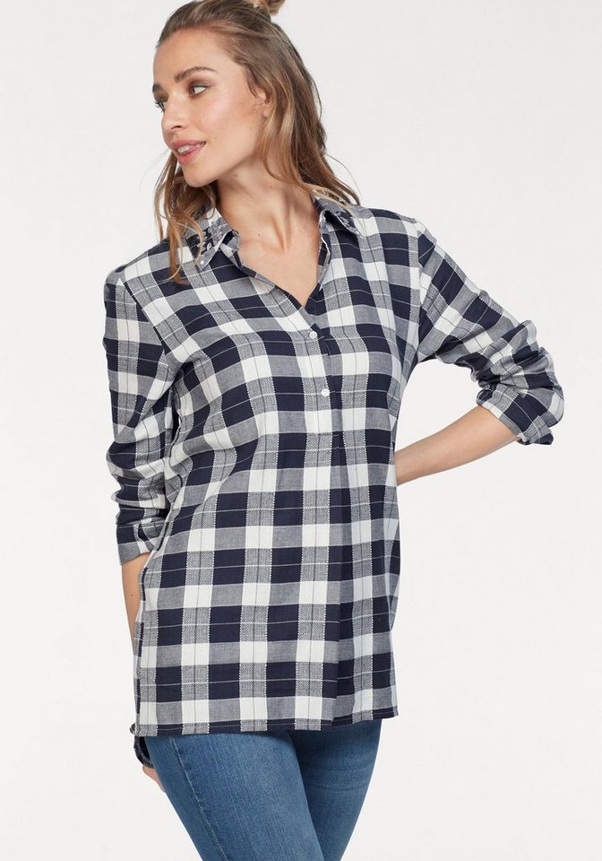 Aniston by BAUR Longbluse im Karo Dessin Aniston by BAUR Longbluse im Karo Dessin
