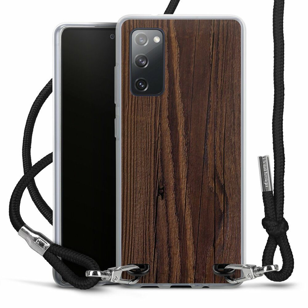 DeinDesign Handyhülle Holzoptik Holz Nussbaum Maserung Holzlook, Samsung  Galaxy S20 FE 5G Handykette Hülle mit Band Case zum Umhängen
