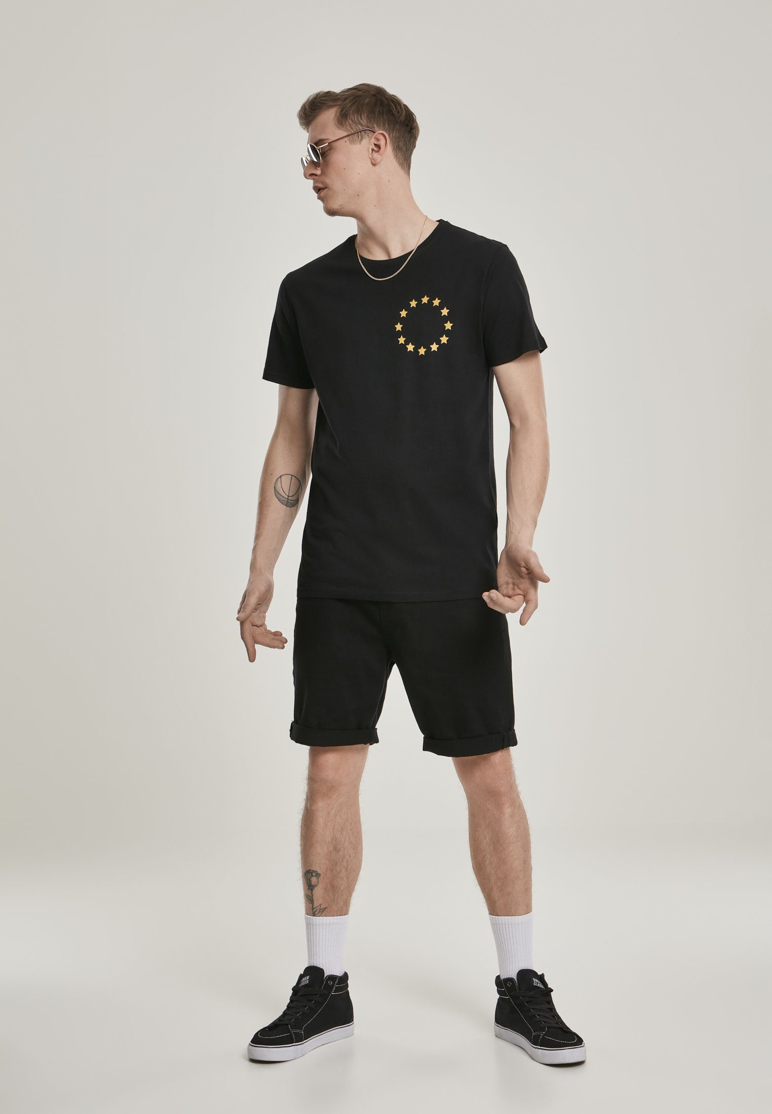 T-Shirt Graffiti Europe (1-tlg) Brandalised Merchcode - Tee Banksy´s Herren