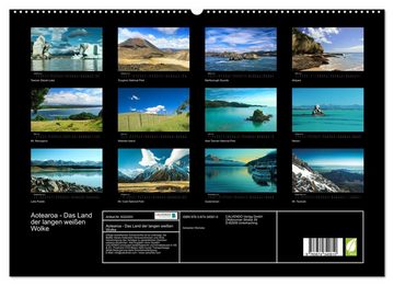CALVENDO Wandkalender Aotearoa - Das Land der langen weißen Wolke (Premium, hochwertiger DIN A2 Wandkalender 2023, Kunstdruck in Hochglanz)
