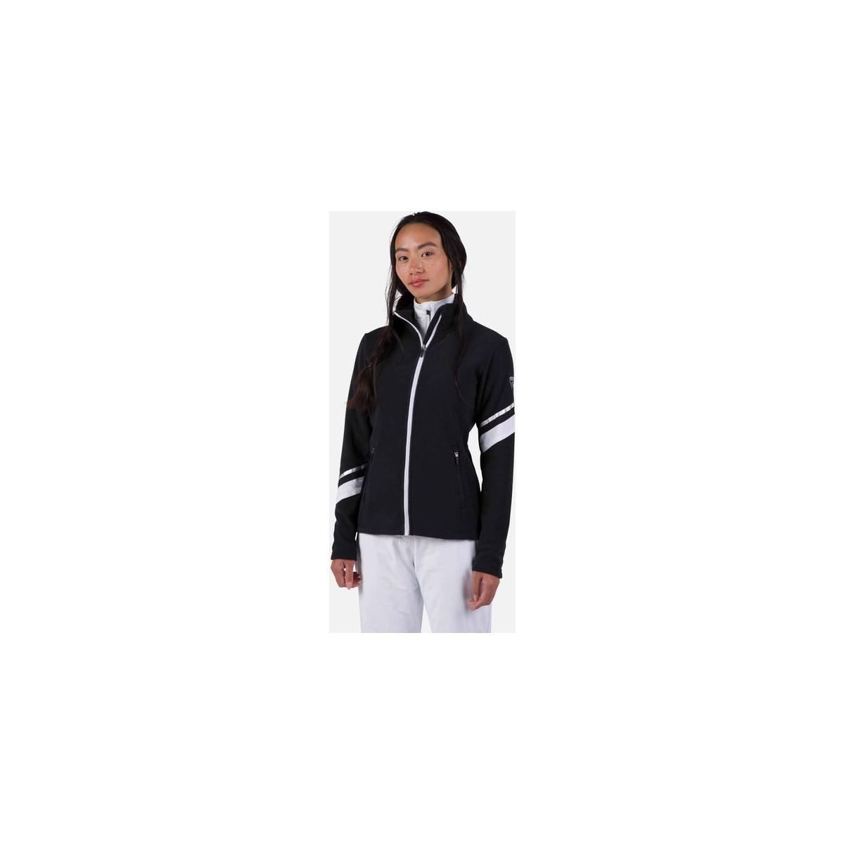 Rossignol Fleecejacke W Strawpile Fleece Full Zip Vielseitige Damenfleecejacke aus recycelten Materialien, ideal als
