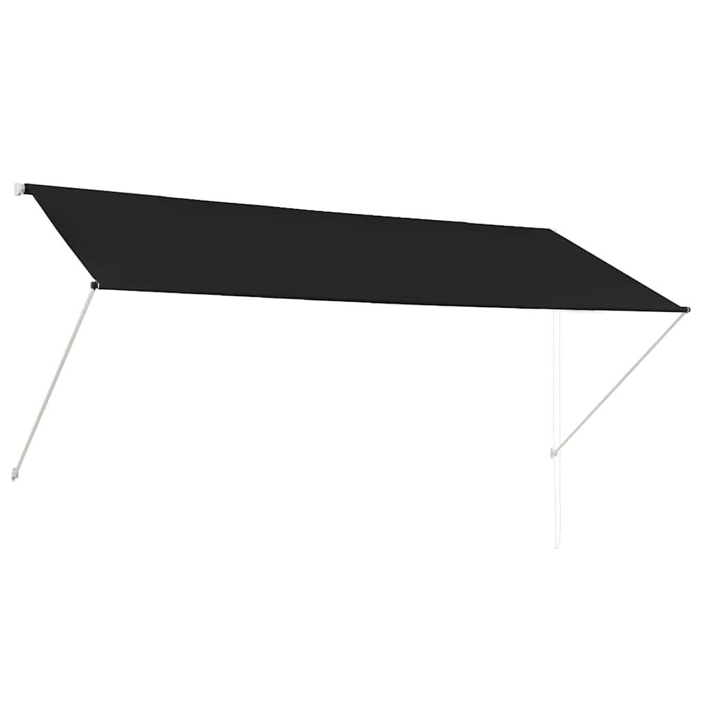 Markise Einziehbare Markise 300×150 cm Anthrazit