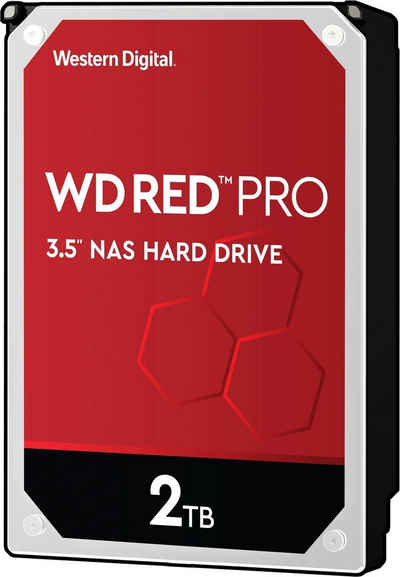 Western Digital WD Red Pro HDD-NAS-Festplatte (2 TB) 3,5", Bulk