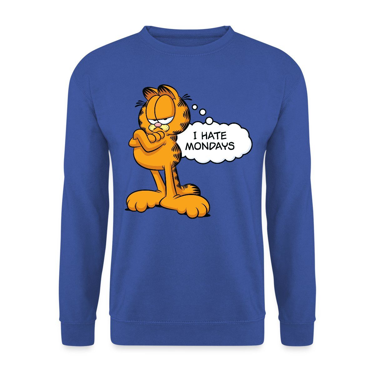 Spreadshirt Sweatshirt Garfield Ich Hasse Montage Mondays Montag Unisex Pul günstig online kaufen