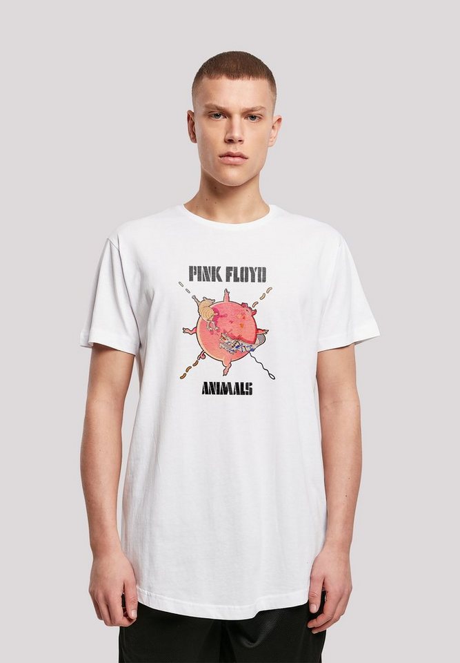F4NT4STIC T-Shirt Pink Floyd Fat Pig - Premium Rock Metal Musik Fan Merch  Herren,Premium Merch,Lang,Longshirt,Bandshirt