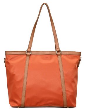 U.S. Polo Assn Handtasche U.S.POLO ASSN. Houston Shopping Bag Nylon/ PU Orange