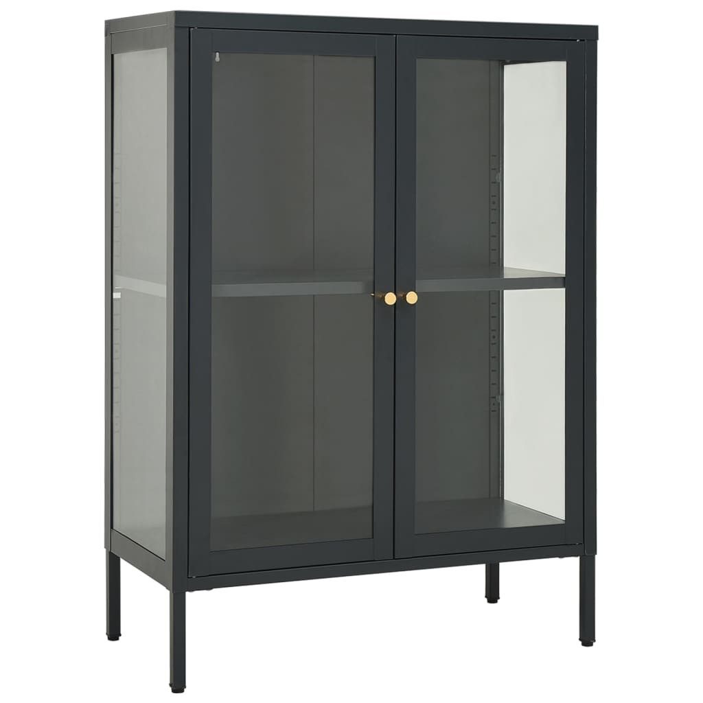 vidaXL Sideboard Sideboard Anthrazit 75x35x105 cm günstig online kaufen