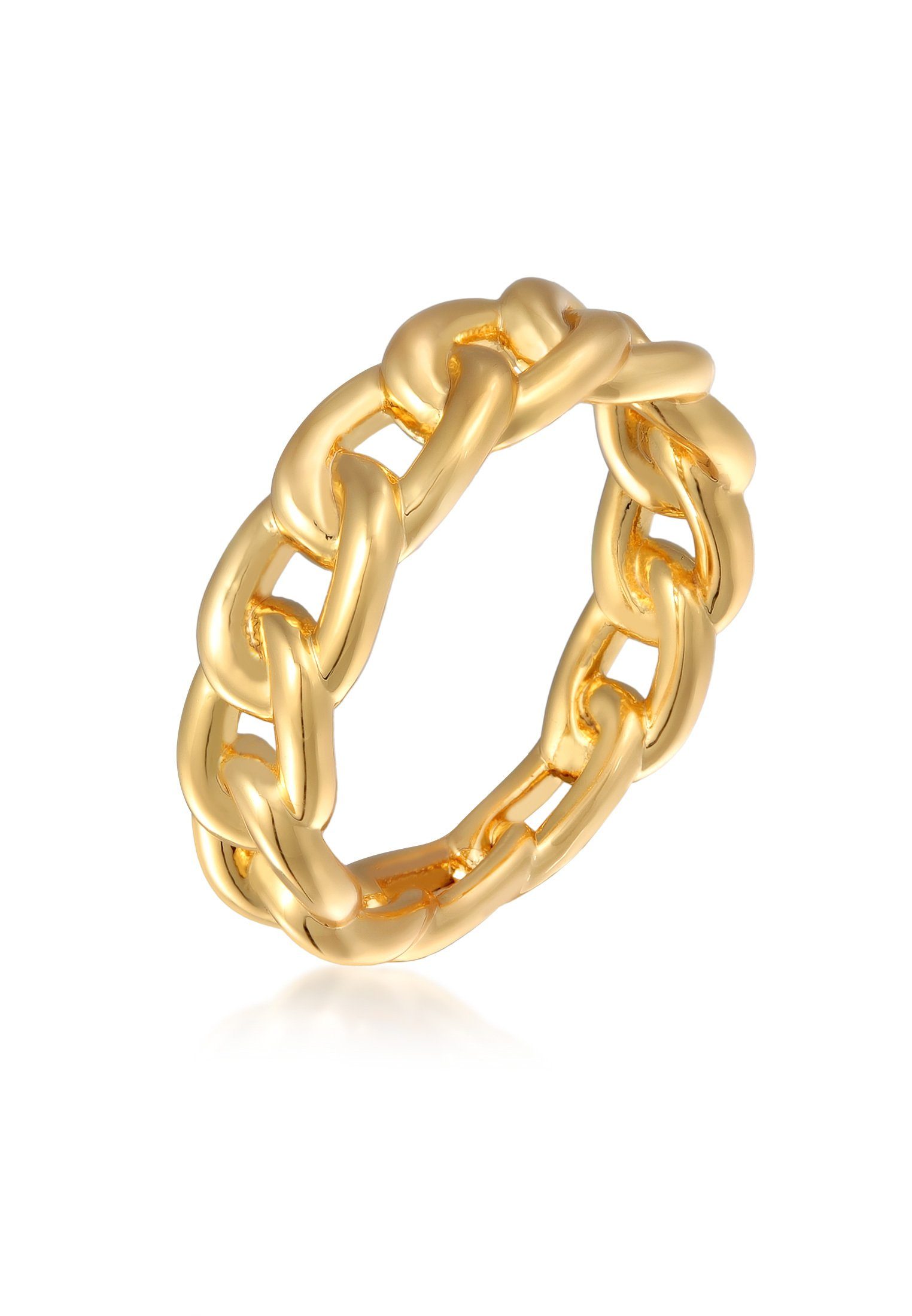 Elli Fingerring Gliederring Bandring Goldfarben für günstig online kaufen
