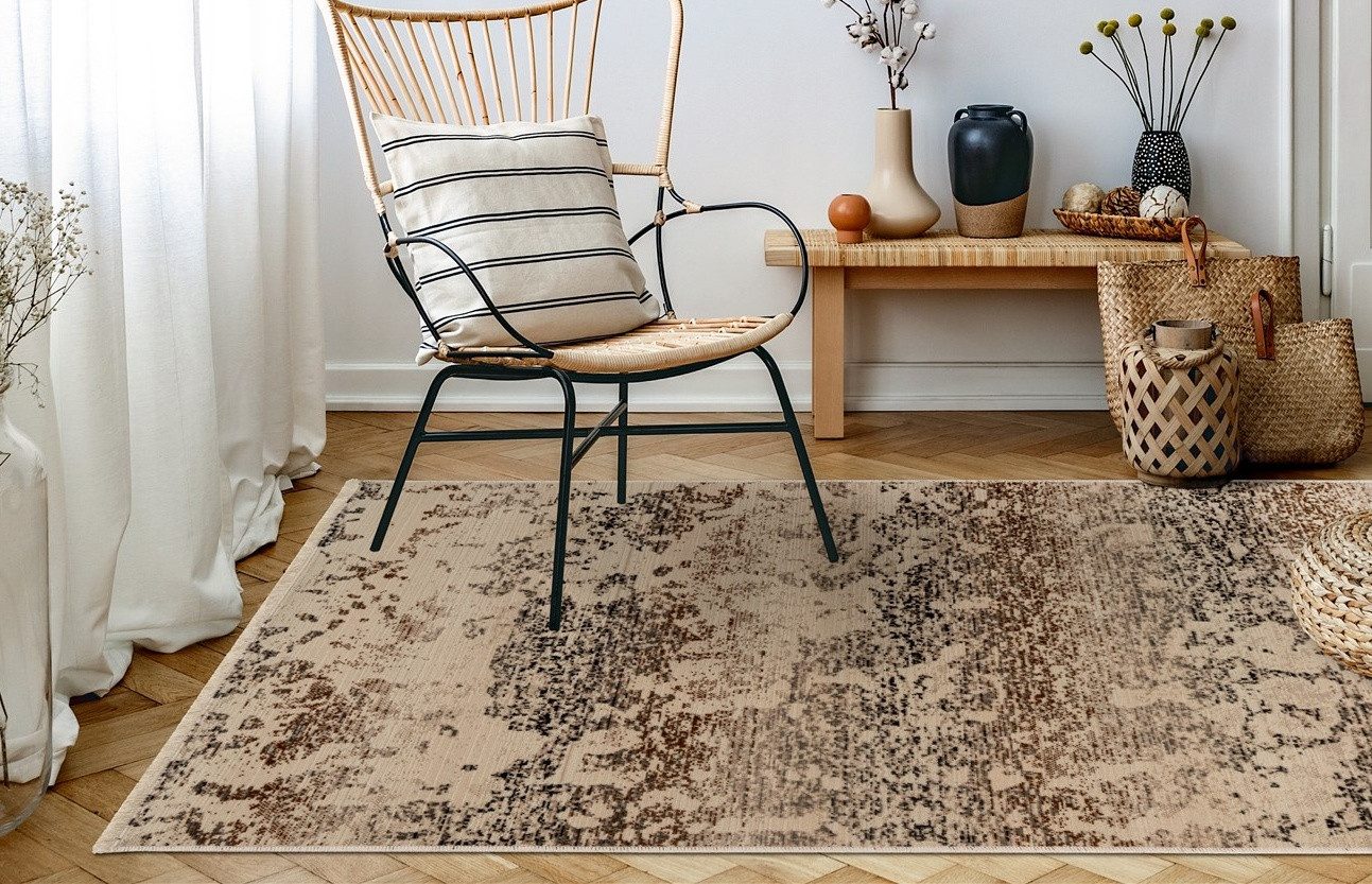 Kayoom Teppich Charu 200, rechteckig, Höhe: 3,5 mm