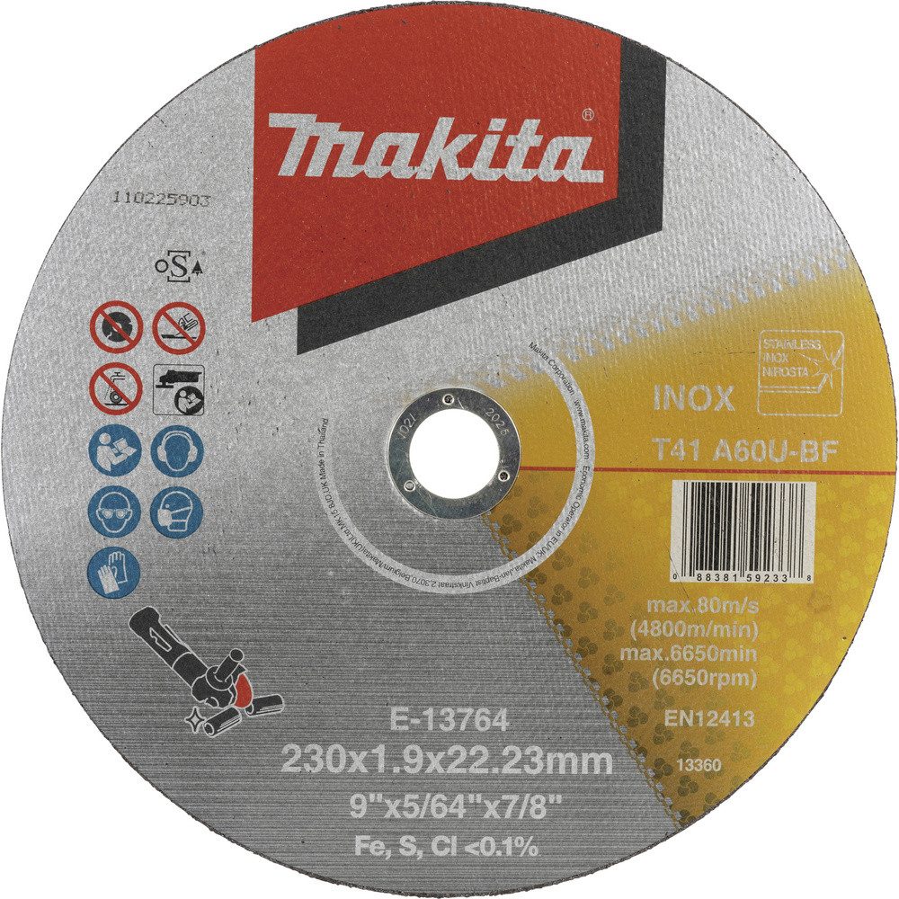 Makita Trennscheibe Makita E-13764 Trennscheibe 230 mm 1 St., Ø 230.00 mm