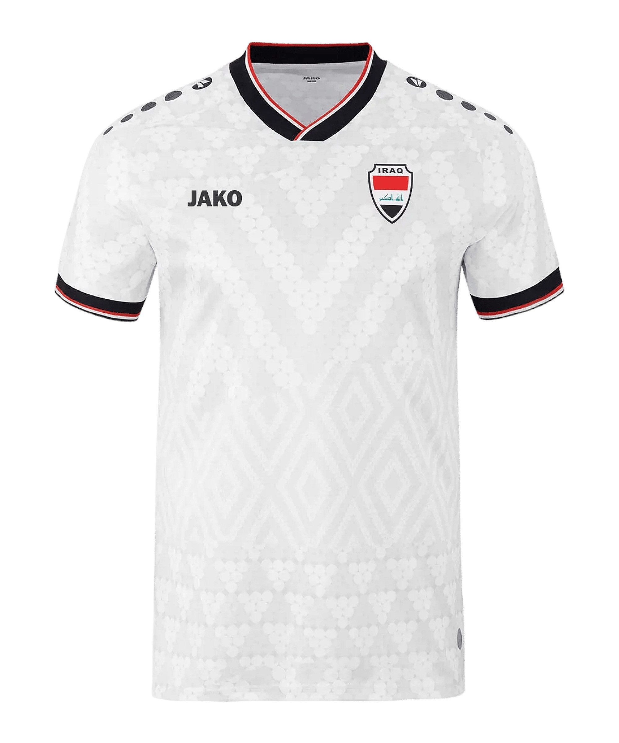 Jako Fußballtrikot JAKO IFA Irak Trikot Home WM 2026 Weiß Trikots Weltmeisterschaft