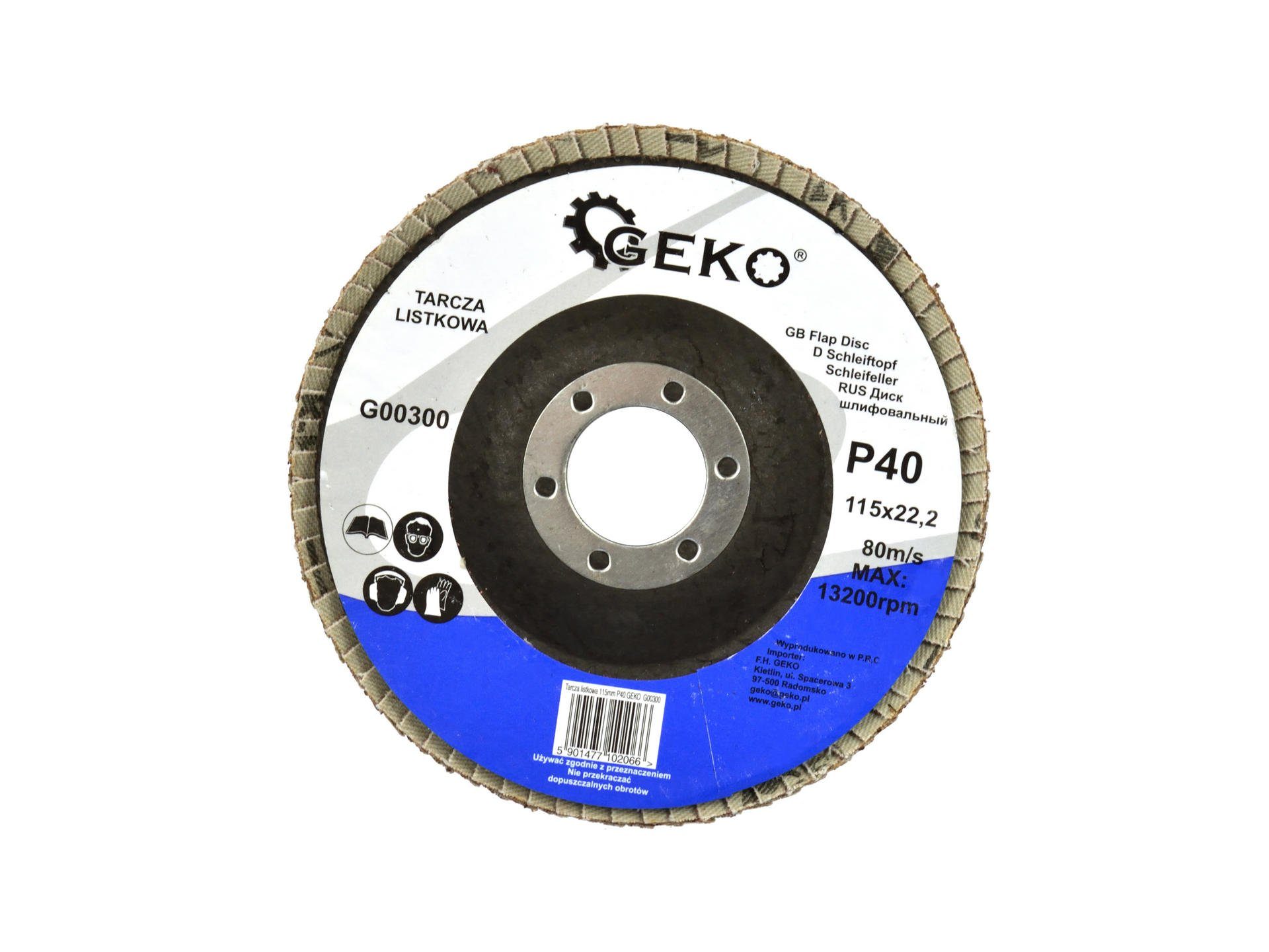 GEKO Scheibenfräser Fächerscheiben Lamellenscheiben Schleifscheiben 10 Stk. 115 (LAM-115)