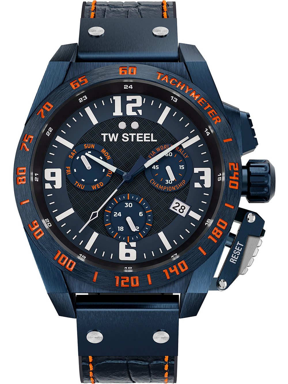 TW Steel Quarzuhr TW-Steel TW1020 Fia World Rally Chronograph Limited Herrenuhr 46mm 10A TW-Steel TW1020 Fia World Rally Chronograph Limited Herrenuhr 46mm 10ATM