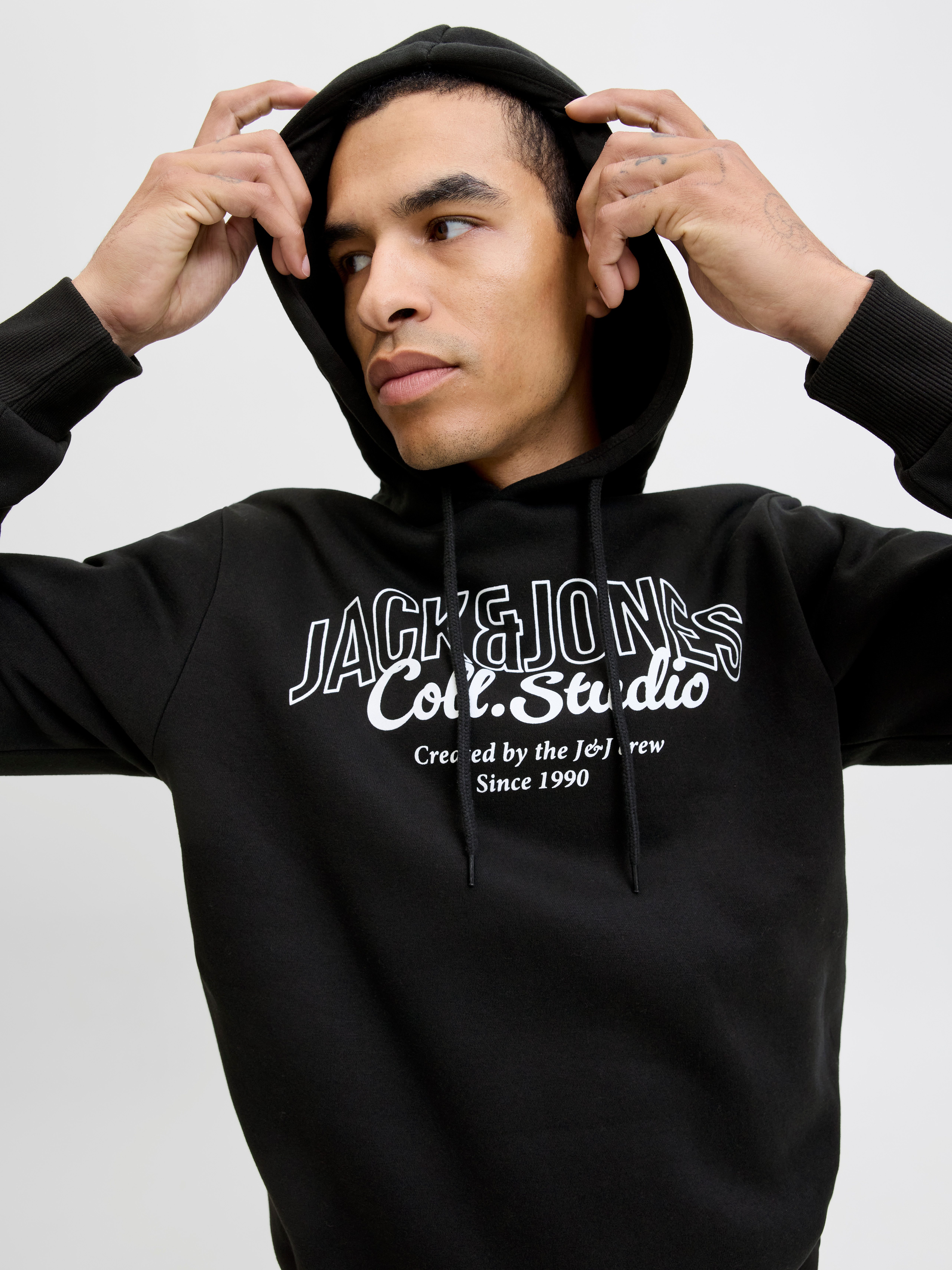 Jack & Jones Kapuzensweatshirt JJMAKOTO SWEAT HOOD günstig online kaufen