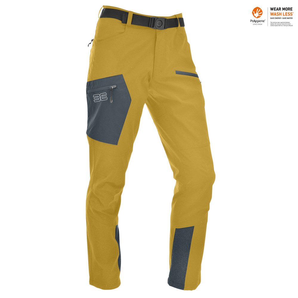 Maul Trainingstights Maul - ETZEL ULTRA - Herren Allround Wanderhose Outdoorhose, gelb