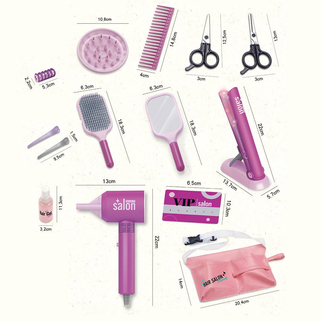 CLTYQ Spielzeug-Frisierkoffer Friseur Set Kinder Spielzeug Geschenke für Mä günstig online kaufen