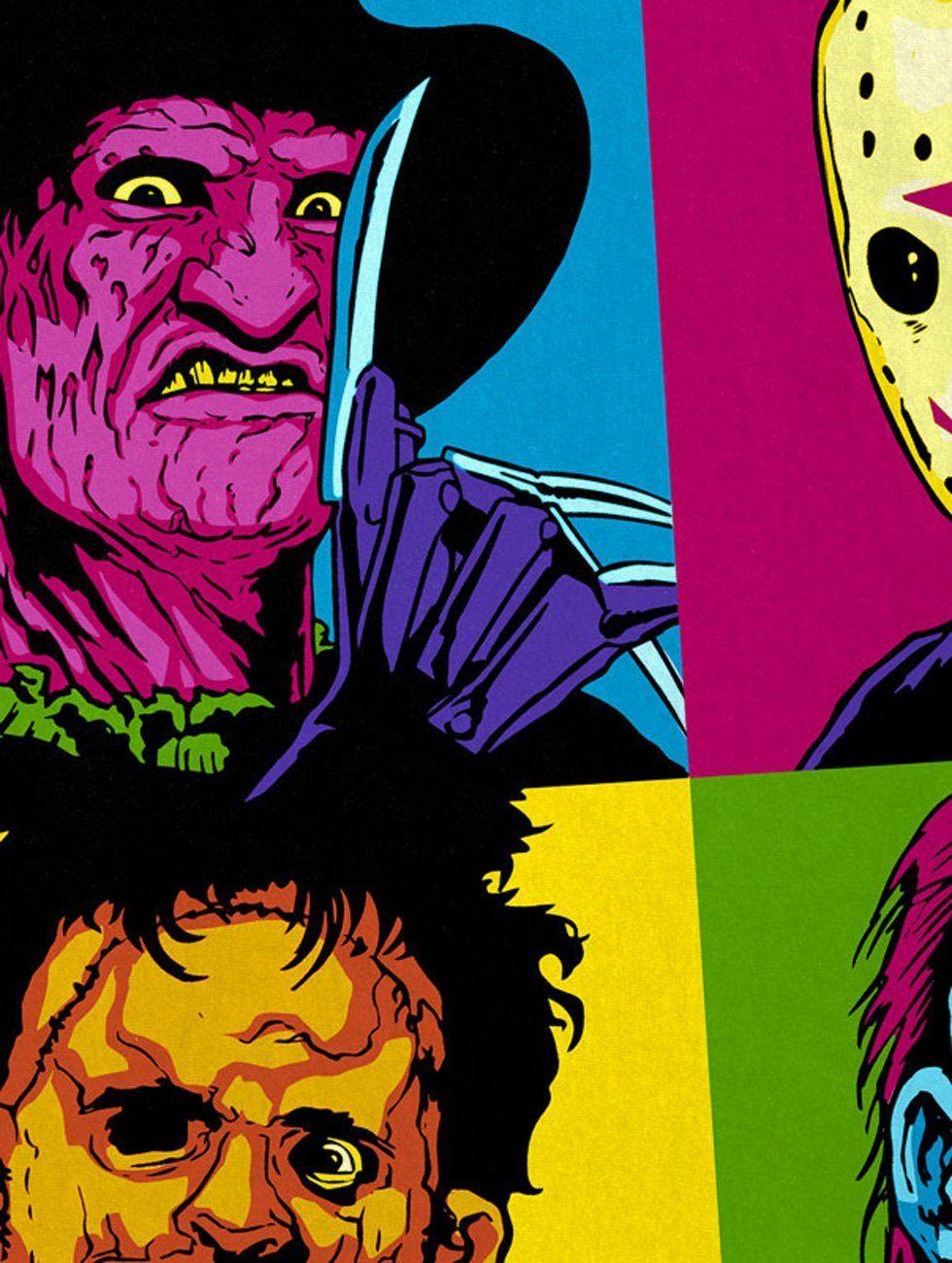 style3 T-Shirt Pop-Art Grusel freddy jason günstig online kaufen