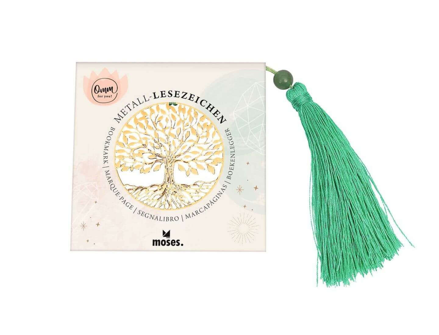 Moses. Verlag Lesezeichen Omm for you Metall-Lesezeichen Lebensbaum