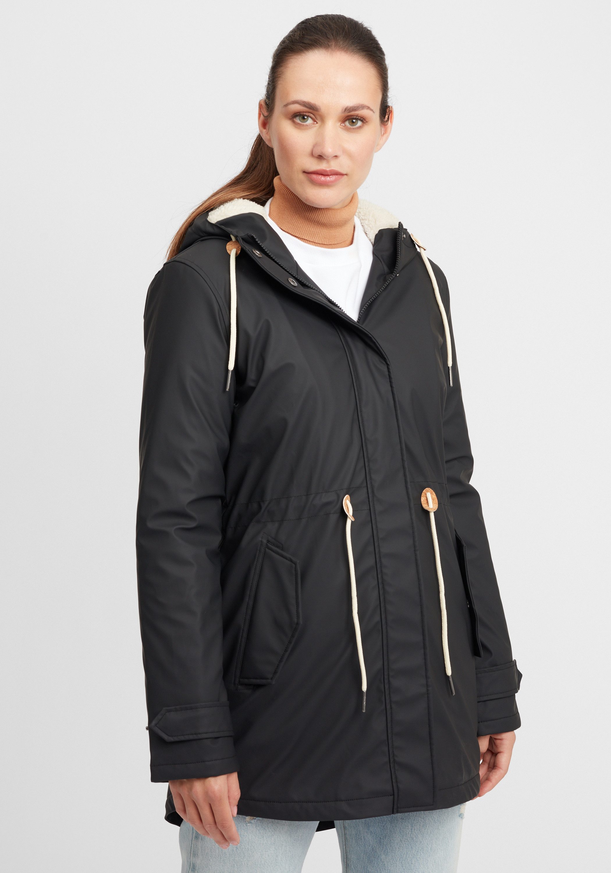 OXMO Regenjacke OXJolina Übergangsjacke aus wetterfestem Material