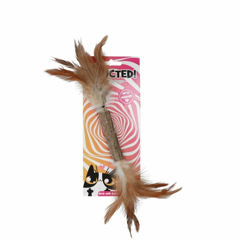addicted Tierkuscheltier Addicted Stick with caterpillar and feathers