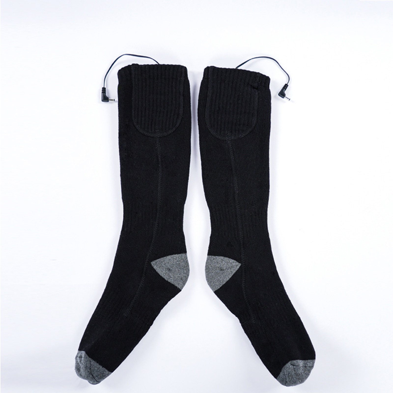 MOPUEA Funktionssocken Funktionssocken 4000 mAh mit 3 Heizstufen für Herren Damen waschbar (Elektrische Heizsocken / Thermosocken, Beheizte Wintersocken mit 4000mAh Akku & 3 Temperaturstufen) Beheizt, 3 Stufen, 4000mAh, unisex, kabellos, warm & sicher