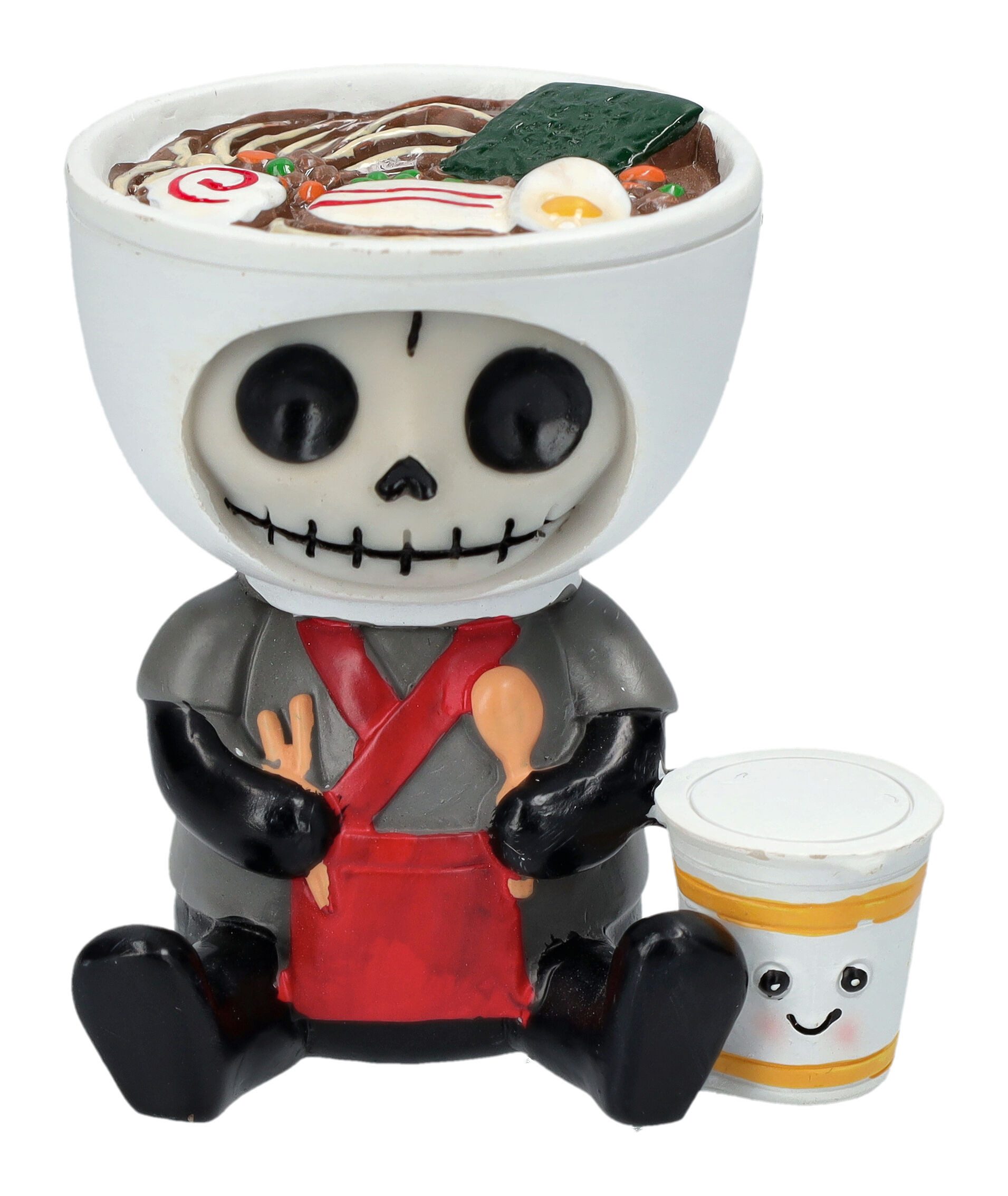 Figuren Shop GmbH Dekofigur Furrybones Ramen Ramon – Skelett Figur Dekofigur Sammlerfigur 7 cm
